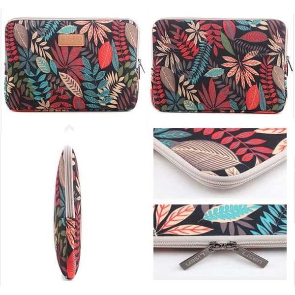 AKOne 14,1-tommer laptop sleeve - Rød - Lærred (Pe)