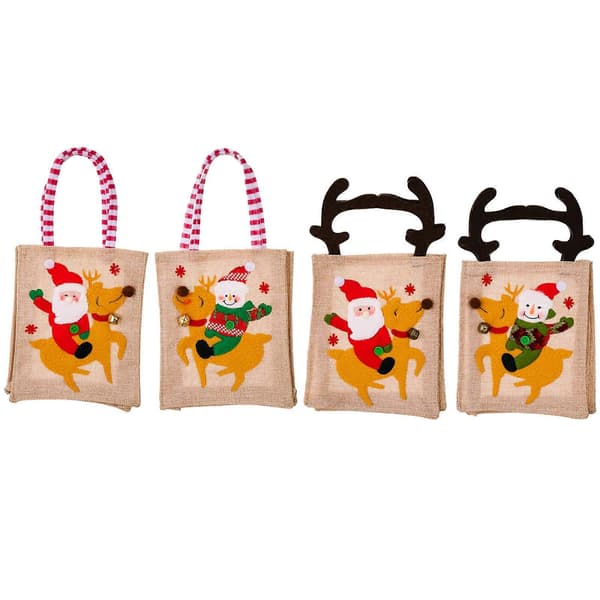 Juledekoration Rådyr mulepose Børne slikpose Tegneserie gavepose (Peng) Not Specified Striped Snowman