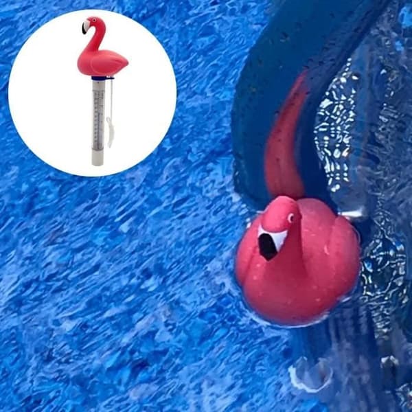 Pooltermometer - Flamingo - Flytande - ABS - 21,5 x 8,8 cm (Pe)