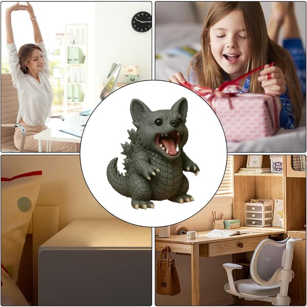 Liten söt djurfigur för heminredning (Pe)