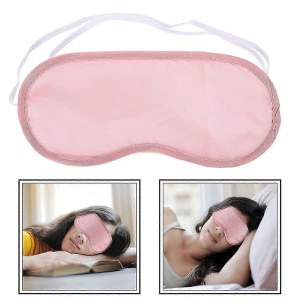 20 st. ögonmasker i polyester för sömn, ögonbindel, ögonskydd (rosa)