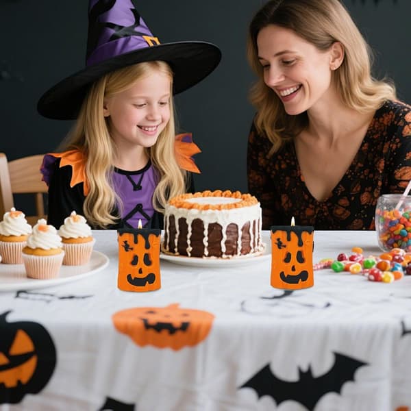 Halloween Silikonform Ljus Återanvändbar Slät Yta (Pe)