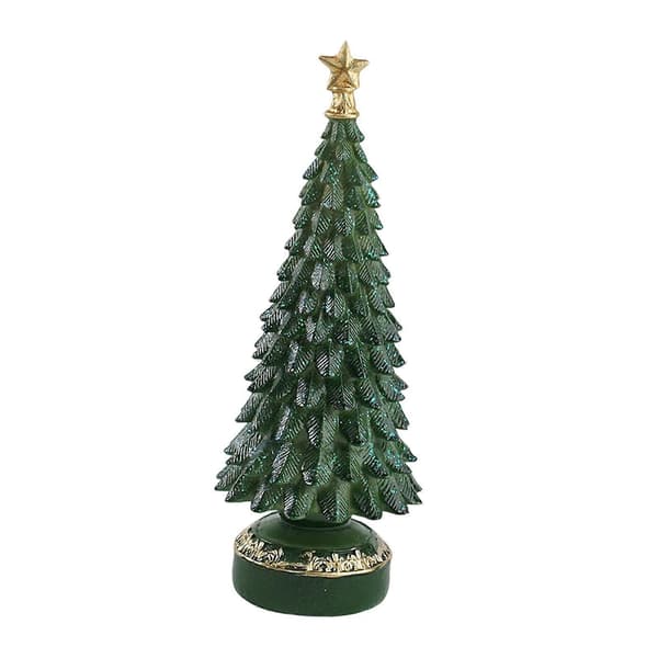 Julgransfigur Julbordsdekoration Inflyttningspresent Jul (Peng) Green