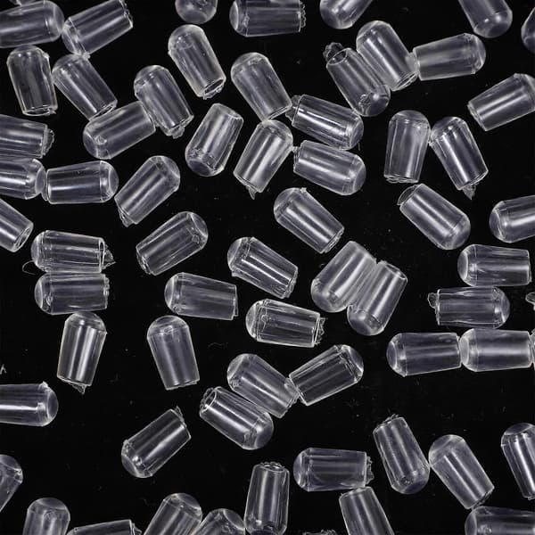 100 kpl ripustimen päätytulppia, ripustuskoukun suojuksia (Peng)
