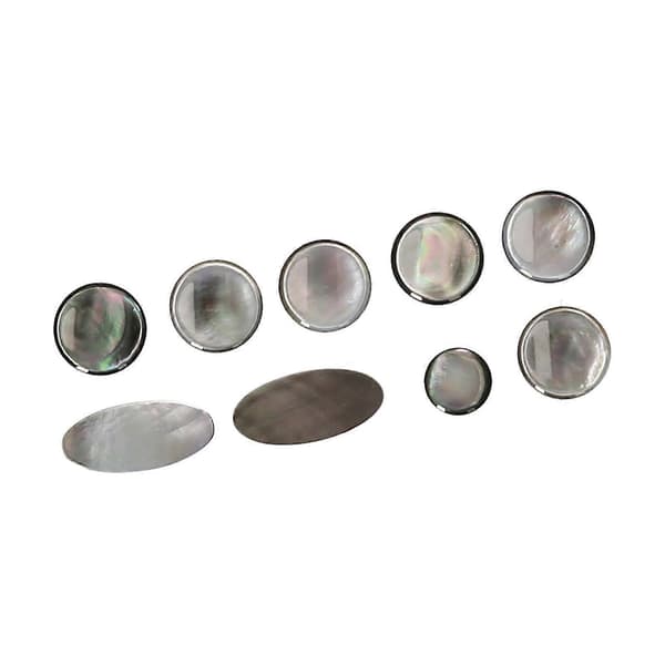 9st Saxofonknappar Skalmaterial Set Med 9st Saxofonknappar (PE)