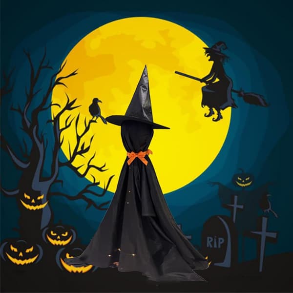 Halloween belyst trädgårdsdekoration - LED-lampor (Pe)