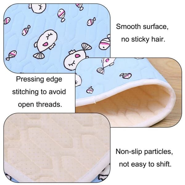 Kølemåtte til små hunde, kølepude til katte på sommerdage (Ingen) (Pe)