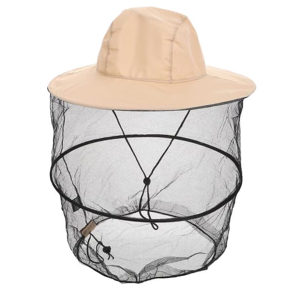 Mehiläishoitajan suojaava ulkoiluhattu verkolla ja leveällä lierillä (Peng)