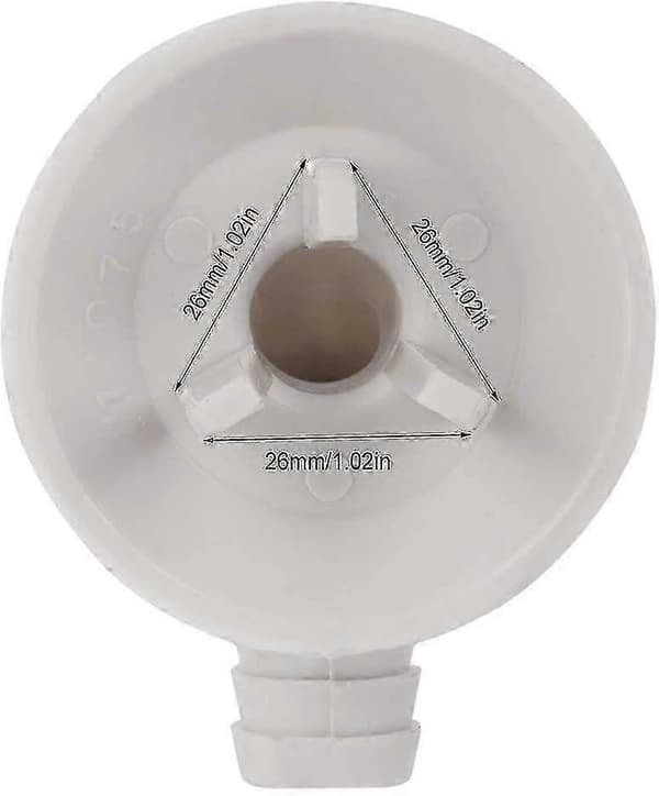 Vinklet afløbsstuds til aircondition, aircondition-stik, aircondition-adapter til udendørs enhed, slangeforbindelse til drænvand (Peng)