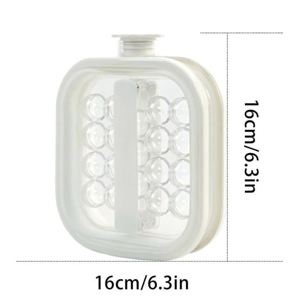 Isbitsform med 2-i-1 ismaskin-vattenflaska med en kapacitet på 1 liter (Peng) A
