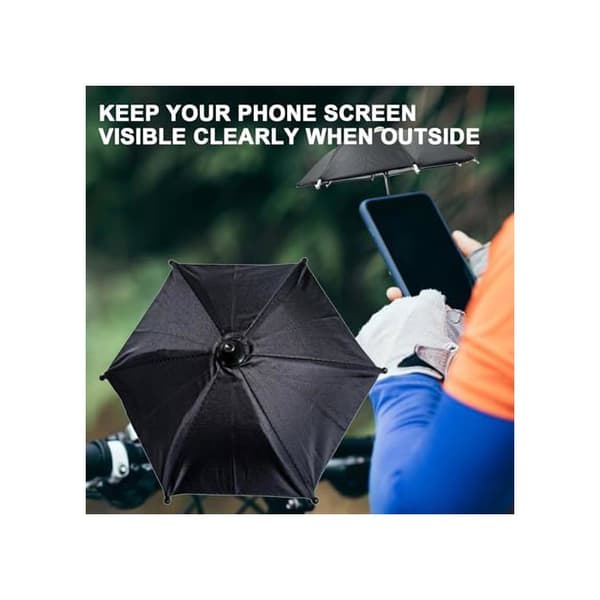 Mobiltelefon-parasol med 360° justerbart rør, magnetisk, velegnet til bil-mobiltelefon-parasol (Peng)