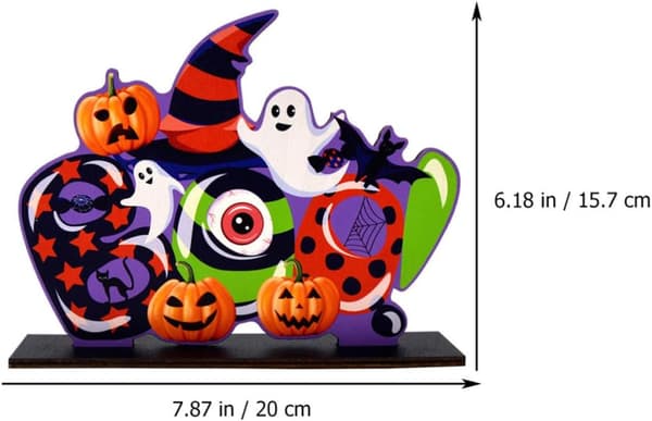 Halloween Centerpiece Träpanel (Pe)