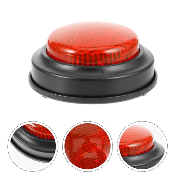 Lysende Buzzer-spil Buzzer til spilbrug med blinkende lys (Peng)