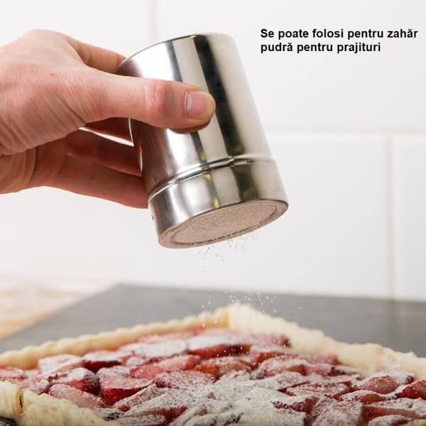 Saltströare, fin sil, 300 ml kapacitet, rostfritt stål. (Pe)