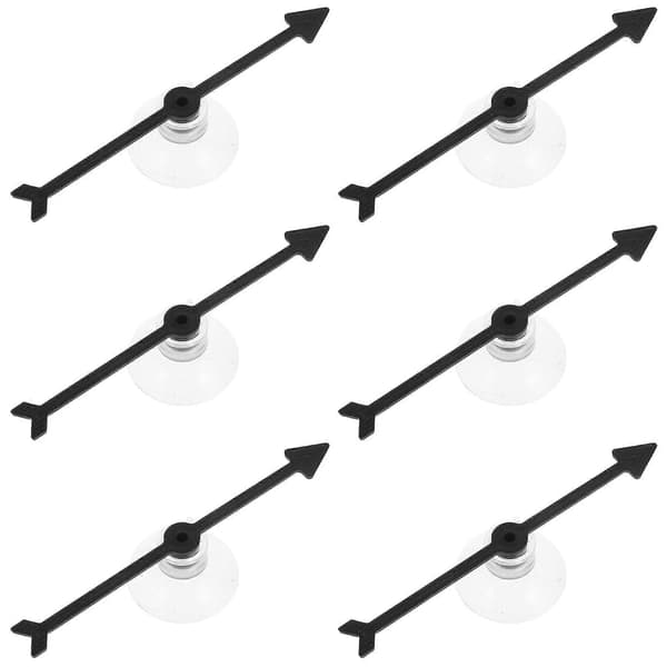 Roterende sugekop-pil 6 stk. til brætspil interaktiv sjov (Peng)