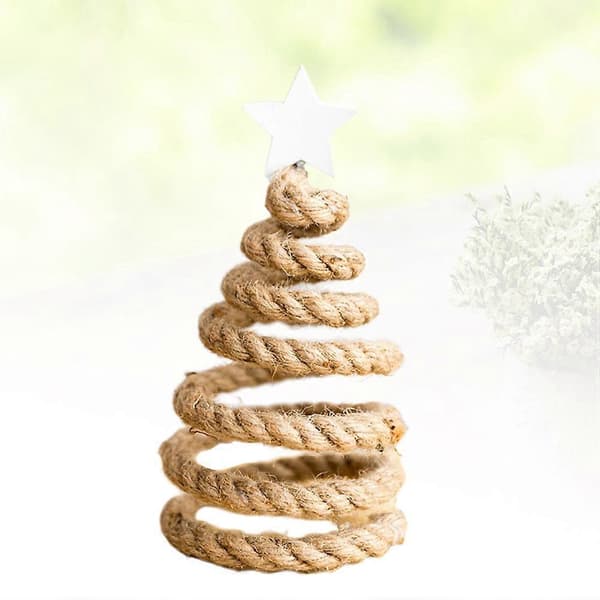 Juldekoration Mini-julgran för dekoration Khaki hamparep (Peng)
