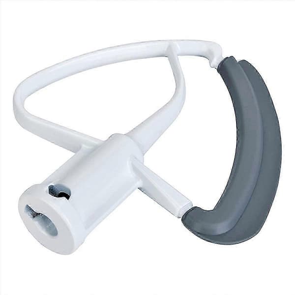 Flex Edge Beater kompatibel med 4,5-5 QT Tilt-Head köksassistent, blandartillbehör (Peng) White