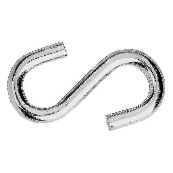 2025 Heavy Duty S-krokar, extra tjocka S-formade krokar för hängmatta, galvaniserad universalkrok, 2-pack (Peng)