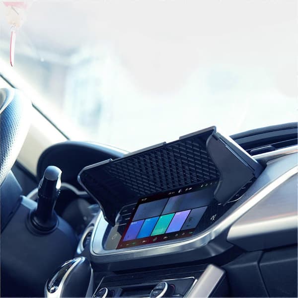 Justerbart GPS-bländskydd för skärm, universellt solskydd för bilens GPS-navigering (Peng) 26cm