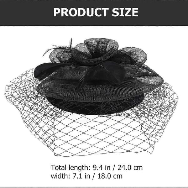 Brud-fascinator bröllopshuvudbonad för kvinnor (Peng)