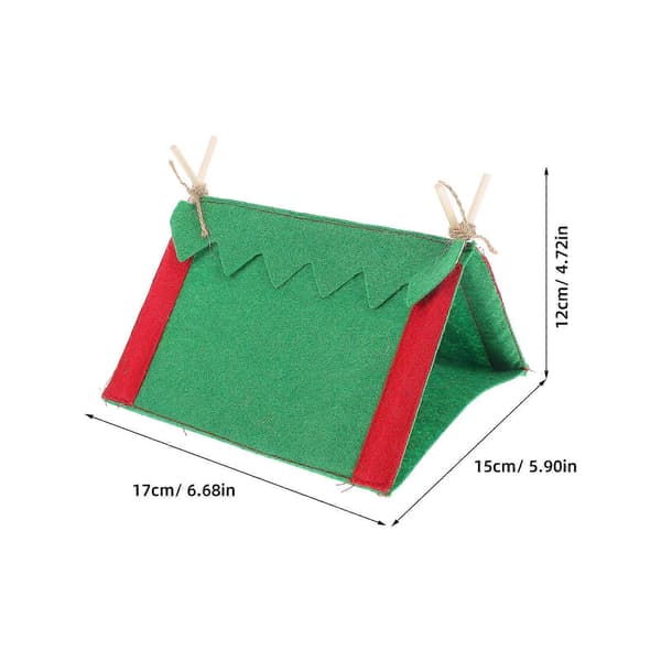 Miniatyr-campingtält för dockskåpsdekoration med (Peng)