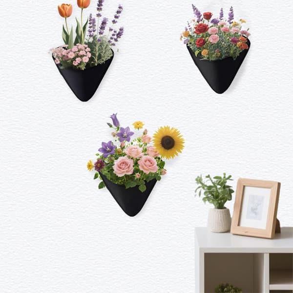 Vertikala vattentäta konformade odlingspåsar för växter, 10L, 4-pack (Pe)