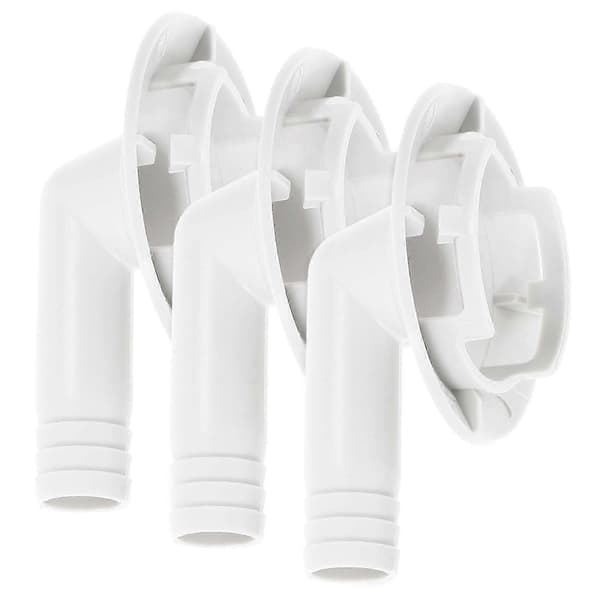 3 kpl ilmastointilaitteen poistoletkun liitin, kulma-adapteri 40 mm ikkuna-ilmastointilaitteelle (Peng)