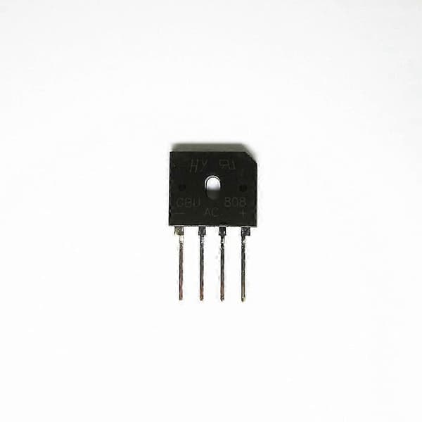 5-pack GBU808 likriktarbrygga platt 8A 800V enfas 4-pin (Peng)