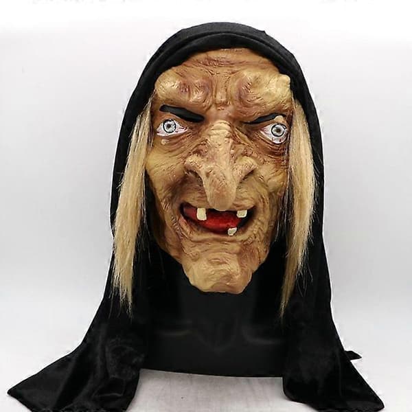 Läskig Snövit-häxa för Halloween, Comic-con och Cosplay (Latex)