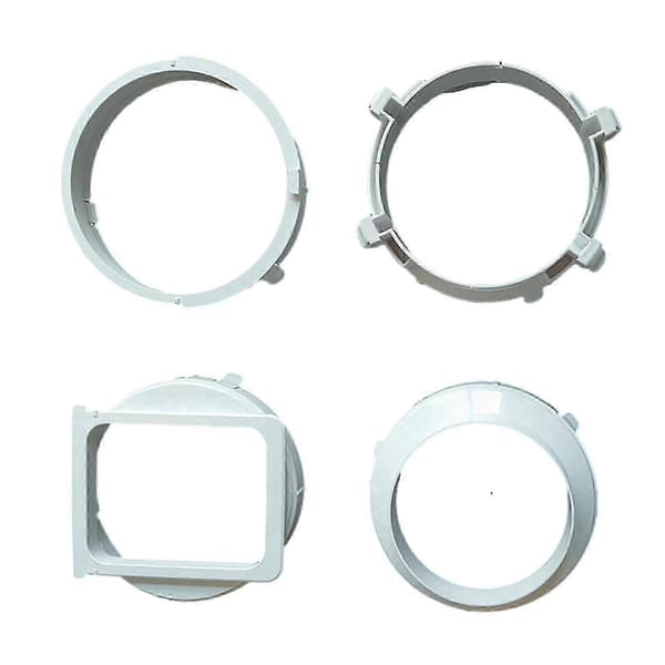 5 typer bærbar aircondition-udblæsningsslangeadapter, 6-tommer AC-ventilationssæt, PP-materiale (Peng)