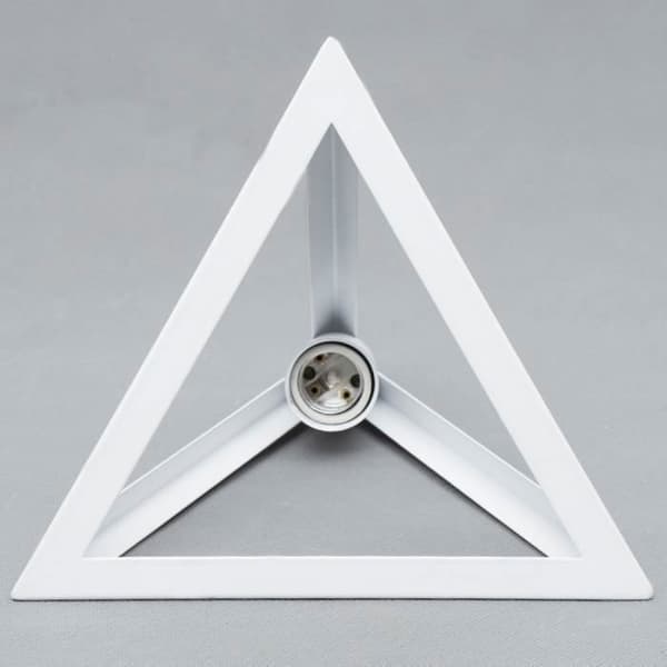 Moderne hvid metal pendellampe - Moderne bur - Loftslampe lysekrone - Geometrisk (Pe)