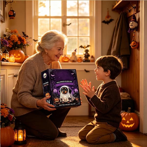 Halloween-dekoration Akryl Pour Gravhund 2D Festligt Sæt (Pe)