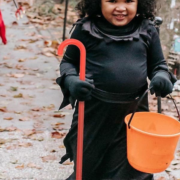 2 st röda danskäppar i plast för barn, kompatibla med Halloween-kostym (Peng)
