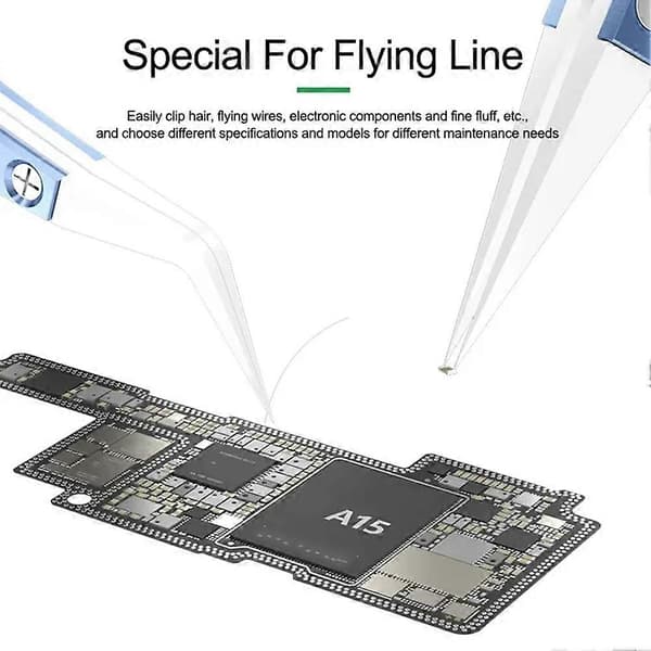RELIFE RT-15E Precisionstång i titanlegering och keramik för mobilreparation (Peng) Straight