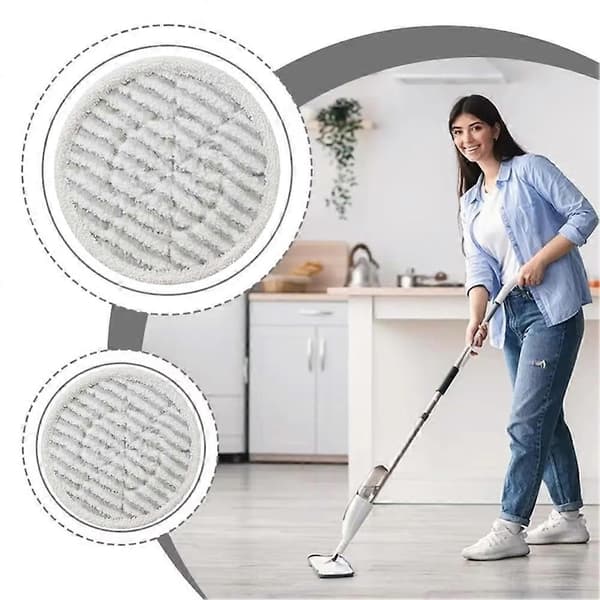 6 stk. dampmoppepuder mikrofiber, meget absorberende, genanvendelige moppepuder til Shark S7001 S8201 S7000 S8001-serien (Peng)