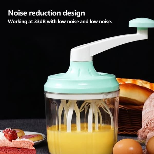 Handmixer - SHIPENOPHY - Äggvisp 1200 ml - ABS-material - Brusreducering - Halkfri (Pe)
