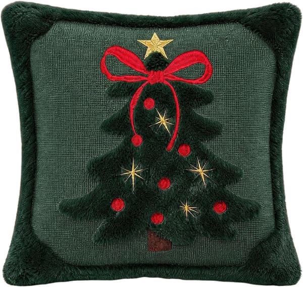Julörngott - Röd plysch, 50x60 cm, 2-pack (Pe)