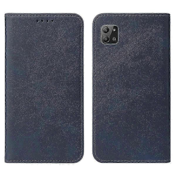 2025 För Infinix Hot 11 2022 Magnetiskt stängbart läderfodral (Peng) Blue