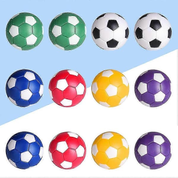 6 stk. bordfodbold-udskiftningsbolde, mini officielle bordfodbold-tilbehør (Peng)
