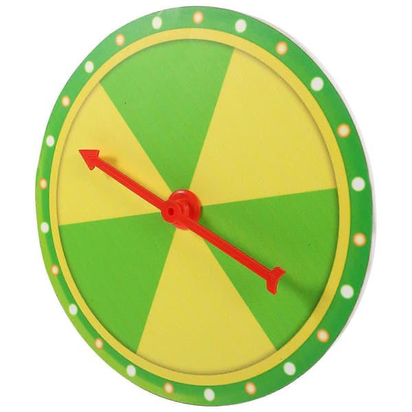 Draw Machine Fun Prize Wheel kompatibel med Fun 1 st Grön PVC-snurrplatta (Peng)
