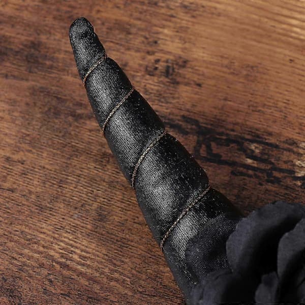 Svart Halloween-hårband Enhörningsdiadem för dekoration (Peng) Black Size 1