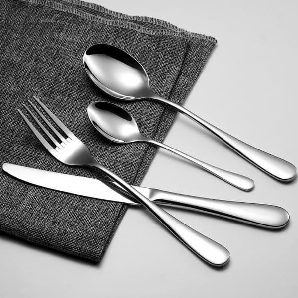 Bestiksæt - ARTHUR MARTIN - AM2202 - 24 dele - Rustfrit stål - Spejlpoleret finish med matte håndtag (Pe)