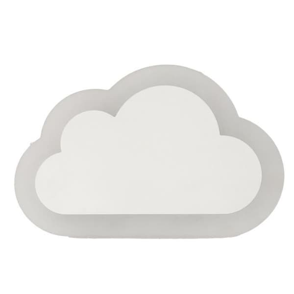 Vägglampa - WIRLSWEAL - Creative Clouds - Vit - Akryl och metall - 25x16 cm (Pe)