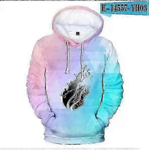 Barn Prestonplayz Flame Pojkar Flickor Hoodies Tröja Pullover Topp Julklappar (PE)