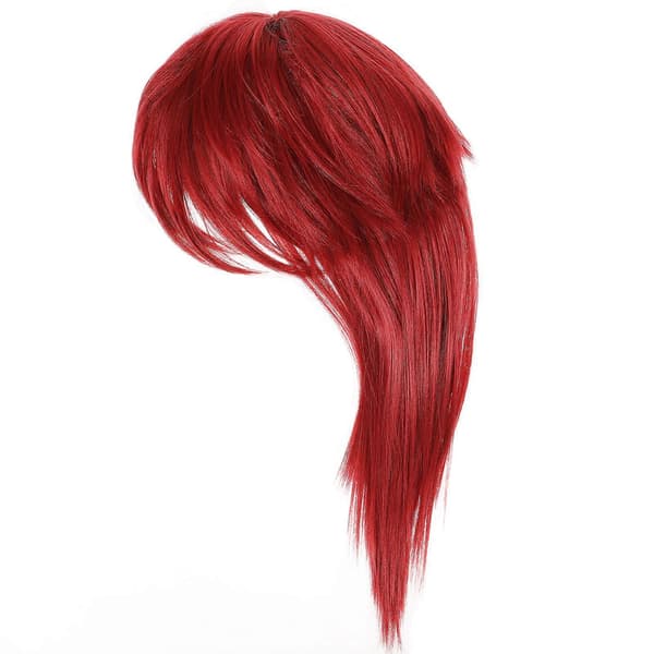 Rosy peruk lång cosplay-peruk för kvinnor hållbar högtemperaturtråd (Peng)