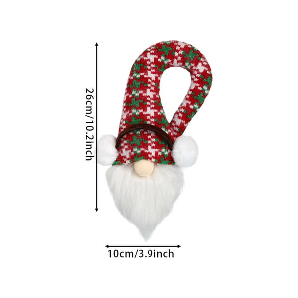 Julgnomprydnad Mjuk Plysch 15 cm 12-pack (Pe)