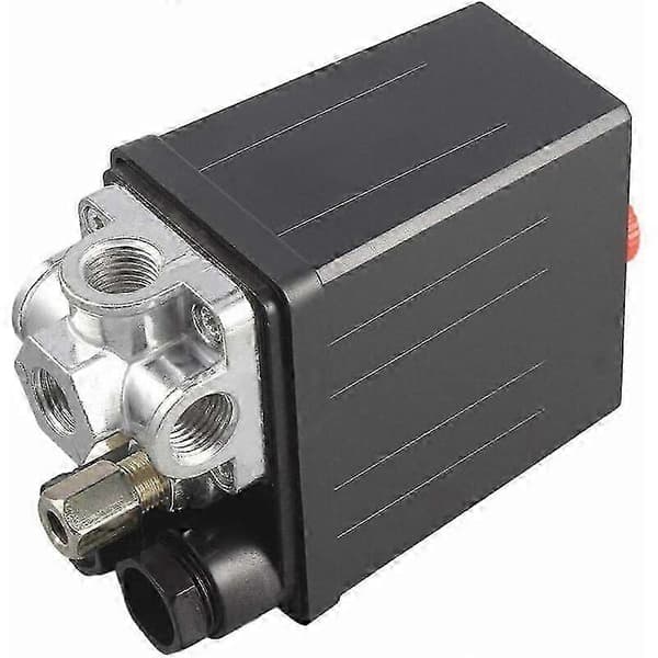 Kraftig luftkompressor trykafbryderventil, kompressortilbehør 90PSI-125PSI (PE)