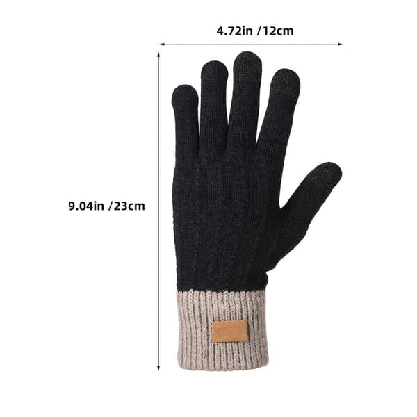 Vinterhandsker Touchscreen Termohandsker til kvinder 2 par (Peng)