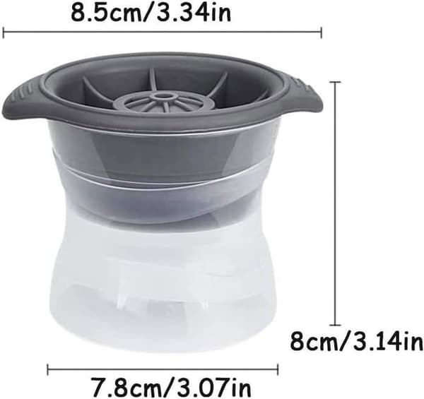 3 isbitsformar, isbitsform, isbitsform i silikon, isbitsform med lock, BPA-fri (Pe)