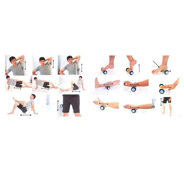 Foamrollers - Ej specificerat - 20 cm - TPE - PVC - Muskelmassage och avslappning (Pe)